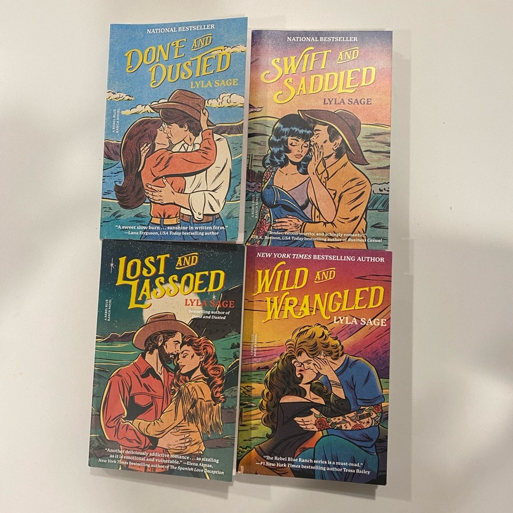 Lyla Sage Rebel Blue Ranch book set 4 books